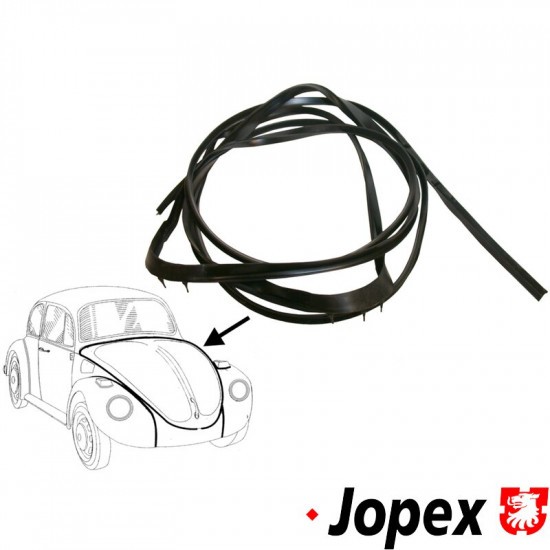 Seal for bonnet, front