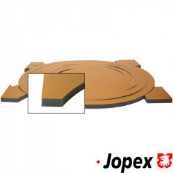 Body to chassis seal, foam