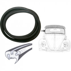 Seal for windscreen with groove for moulding, OE-style, 3003 mm, Brazil