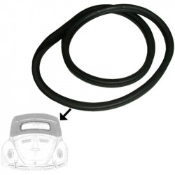 Rear window seal with groove for moulding, Brazil