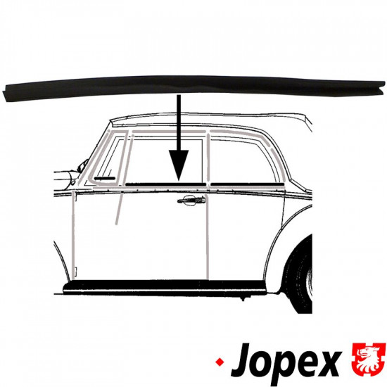 Weatherstrip, left/right