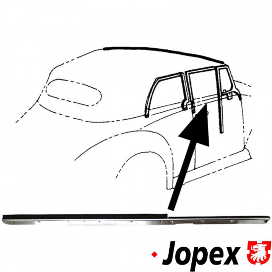 Window scraper, outside front door, right