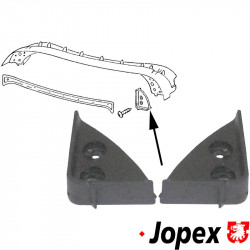 Rubber seal, left/right. front quarter window