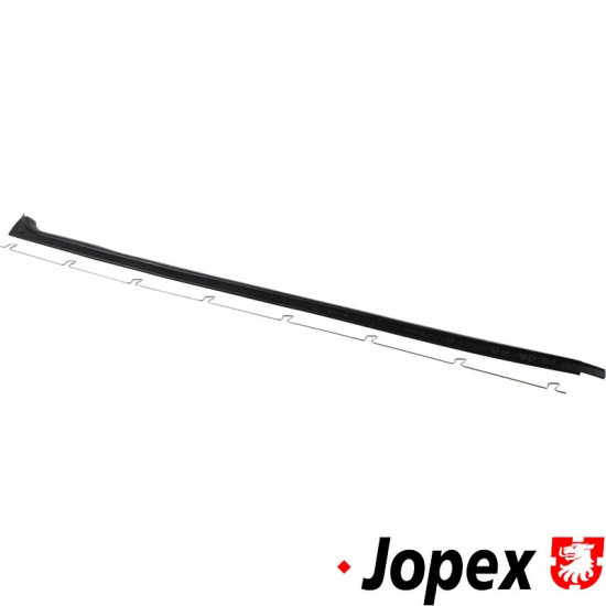 Inner scraper including stainless steel spring clips, left