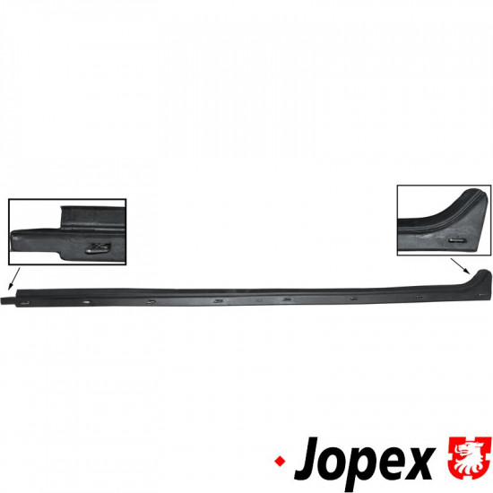 Inner scraper including spring clips, right