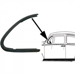 Vent window seal, left