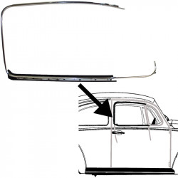 Trim door frame, right, Brazil