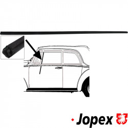 Front window felt frame strip, 830 mm