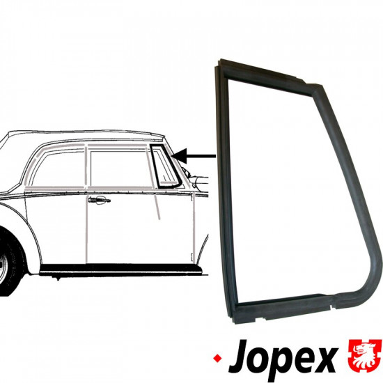 Weather strip for vent window, right