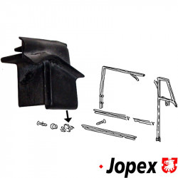 End piece for moulding, left