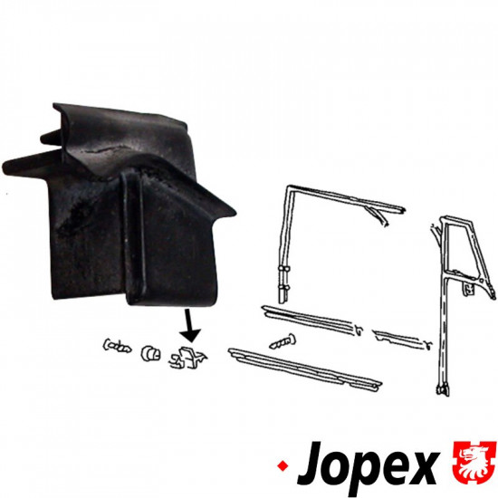 End piece for moulding, left