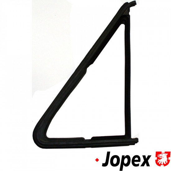 Vent window seal, left. For models without moulding