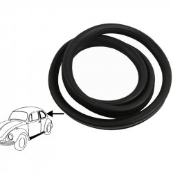 Quarter window seal, late, right, Brazil