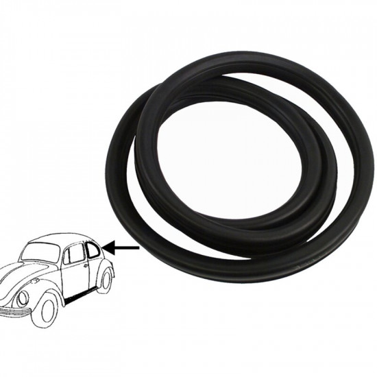 Quarter window seal, late, right, Brazil