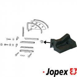 Weather strip, rear, left