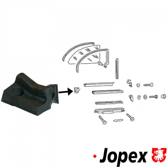 Weather strip, rear, right