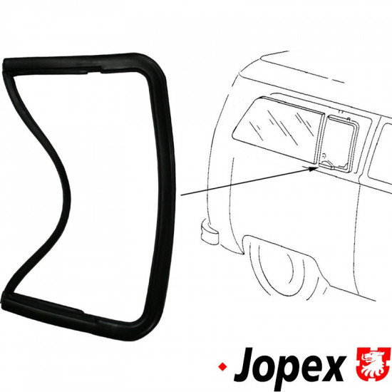 Window seal, passenger window, right