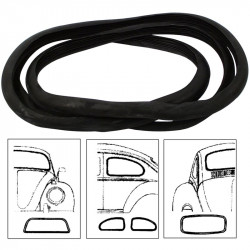 Cal-look window rubber kit. 4 pcs., including front, rear and quarter window seals