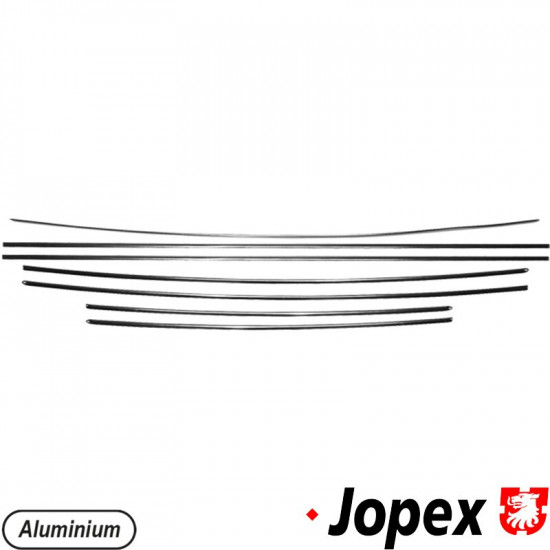 Body moulding kit, 7 pcs., aluminium, Brazil