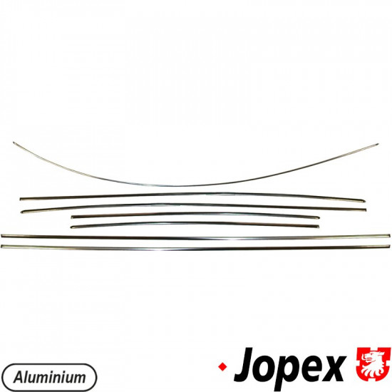 Body moulding kit, 7 pcs., aluminium, Brazil