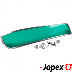 Sun visor, outer, windscreen front, green