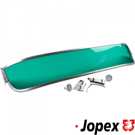 Sun visor, outer, windscreen front, green