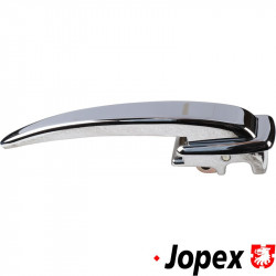 Door handle, without lock, chrome