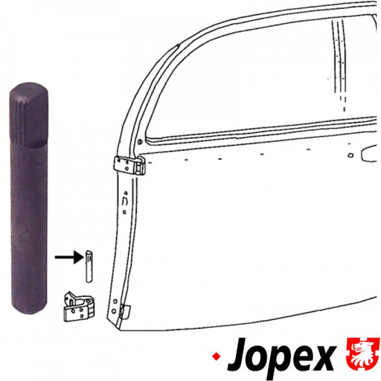 Pin for door hinge, standard size, left/right