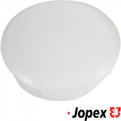 Plug for door hinge bolt, milky white