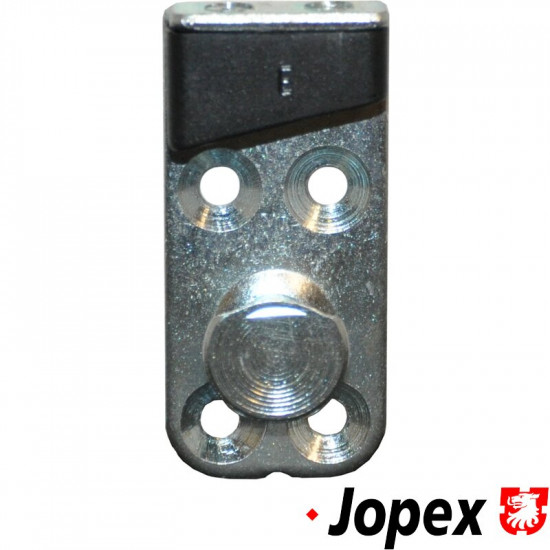 Striker plate for door, left