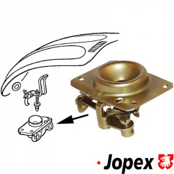 Lock carrier, bonnet, lower part