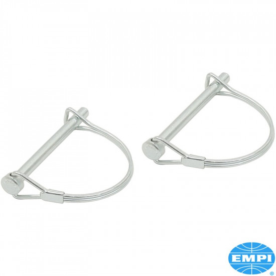 Engine lid quick release clip set, 2 pieces