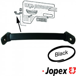 Door handle, cabine, black