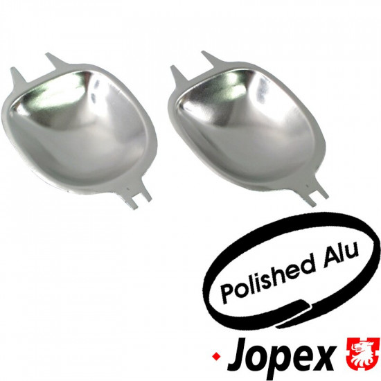 Aluminium door handle guards. Sold in pairs