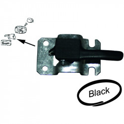 Door inner operating lever, black, left