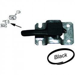 Door inner operating lever, black, right