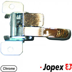 Door inner operating lever, metal/chrome, left