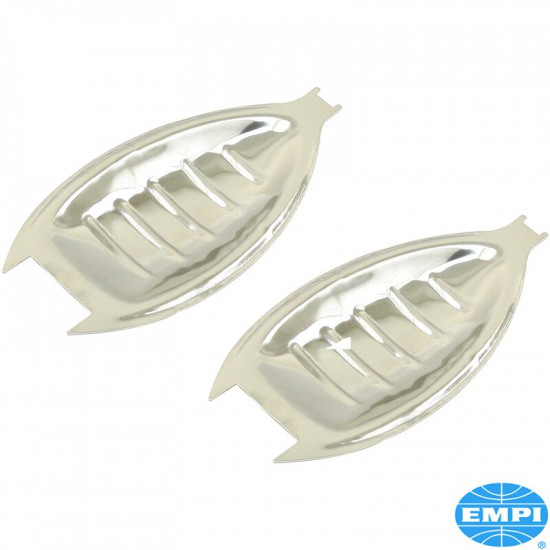 Door handle guard set, stainless steel, 2 pieces