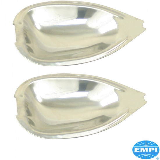 Door handle guard set, stainless steel, 2 pieces