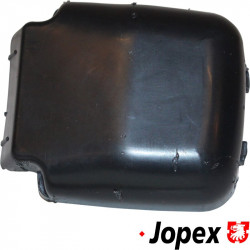 Finger plate, door handle, inner, black plastic