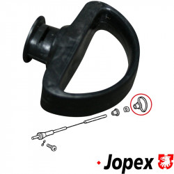Loop for release cable, fuel filler door