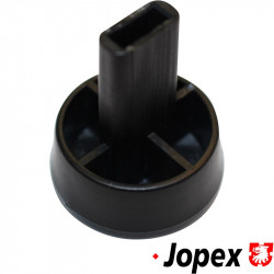 Seat release knob, round, black