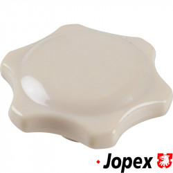 Knob for heater control, ivory white