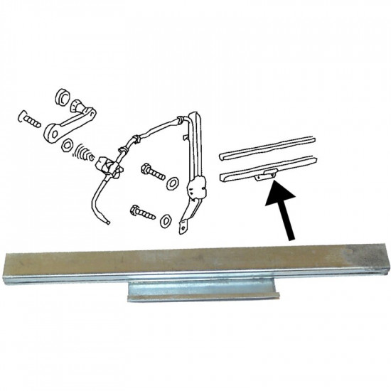 Lift channel for door window