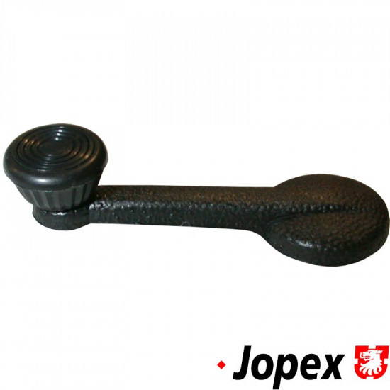 Window winder handle, black knob, left/right
