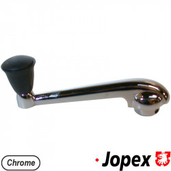 Window winder handle, black knob