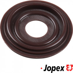 Door window winder base (1 pcs.), brown plastic, Ø37 mm outside, Ø11 inside