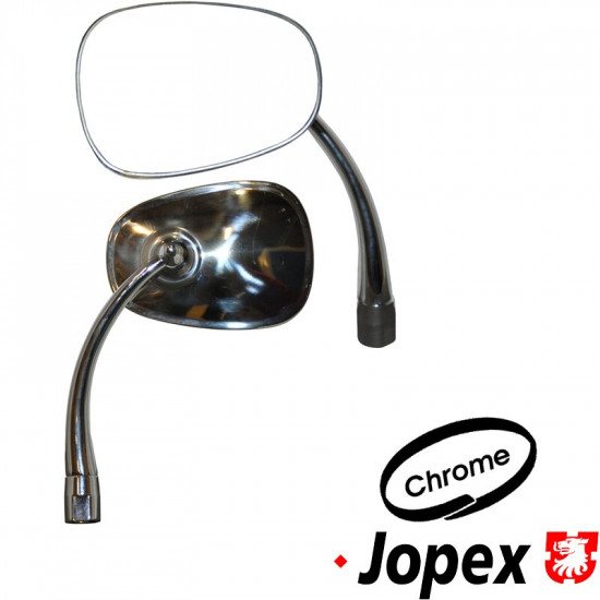 Door mirror, chrome, left