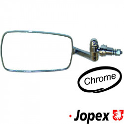 Door mirror, chrome, right, OE style