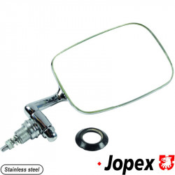 Door mirror, right, stainless steel